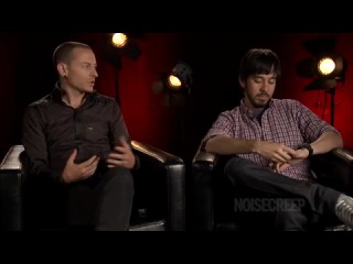 interview of chester and mike from linkin park noisecreep (29 09 2010) (part 1)