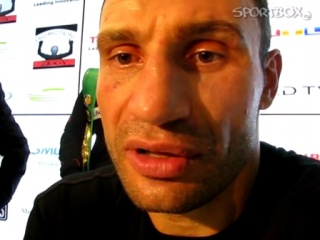 what klitschko thought when he was on the floor of the ring