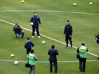 ronaldo and uzbek boy