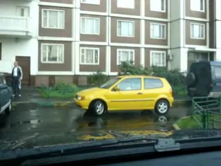 yellow car.