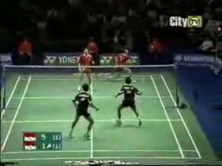 think badminton is about throwing a shuttlecock?