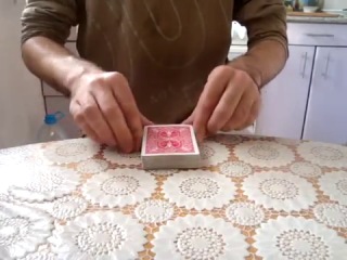 card trick. guess the card in five attempts. education.