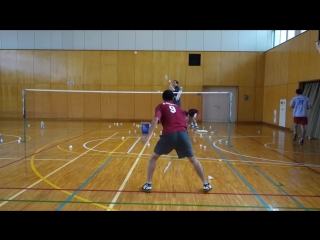 who needs a badminton gun when there is only one chinese?