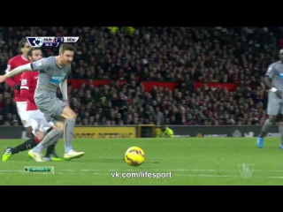 manchester united 3:1 newcastle | english premier league 2014/15 | 18th round | match review