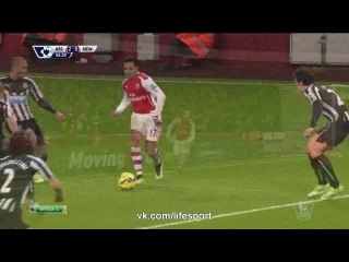 arsenal 4:1 newcastle | english premier league 2014/15 | 16th round | match review