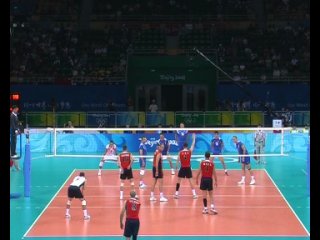volleyball. killer pitches by clayton stanley and loy ball - team usa