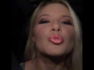 anikka albrite rides in a car and sends a kiss, sex star porn model small tits big ass milf