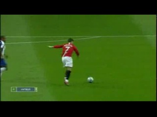 the most beautiful goal in the champions league (c ronaldo 2009)