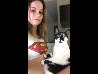 cat gives belly massage jenna j ross, porn model star big ass milf